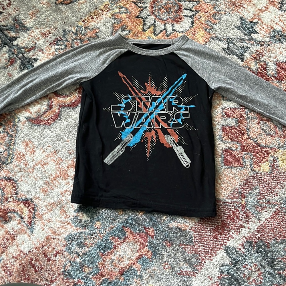 Star Wars long sleeve kids tee size 4